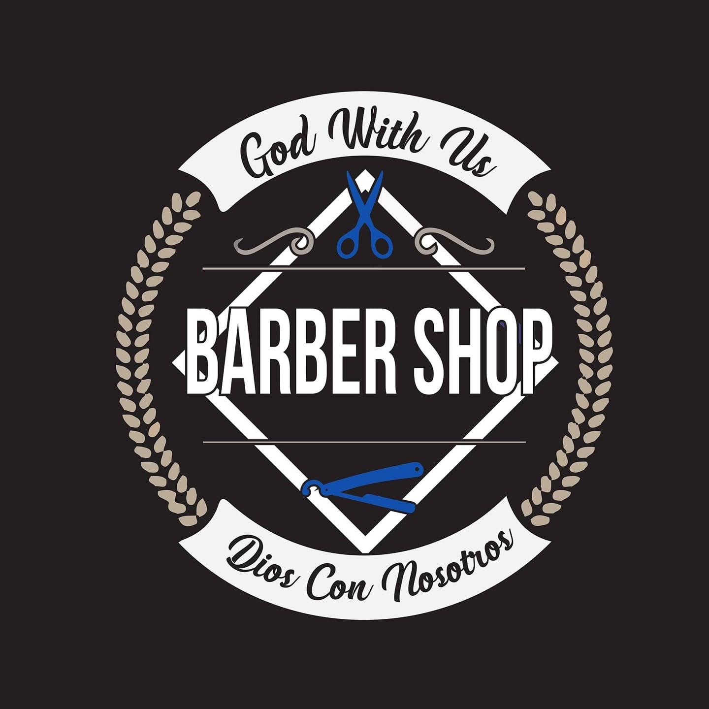 God With Us barber logo, from public Square site